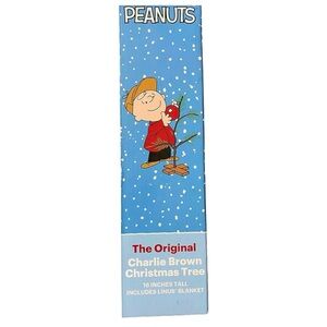 The Original 18” Peanuts Charlie Brown Christmas Tree with Linus Blanket- NWT